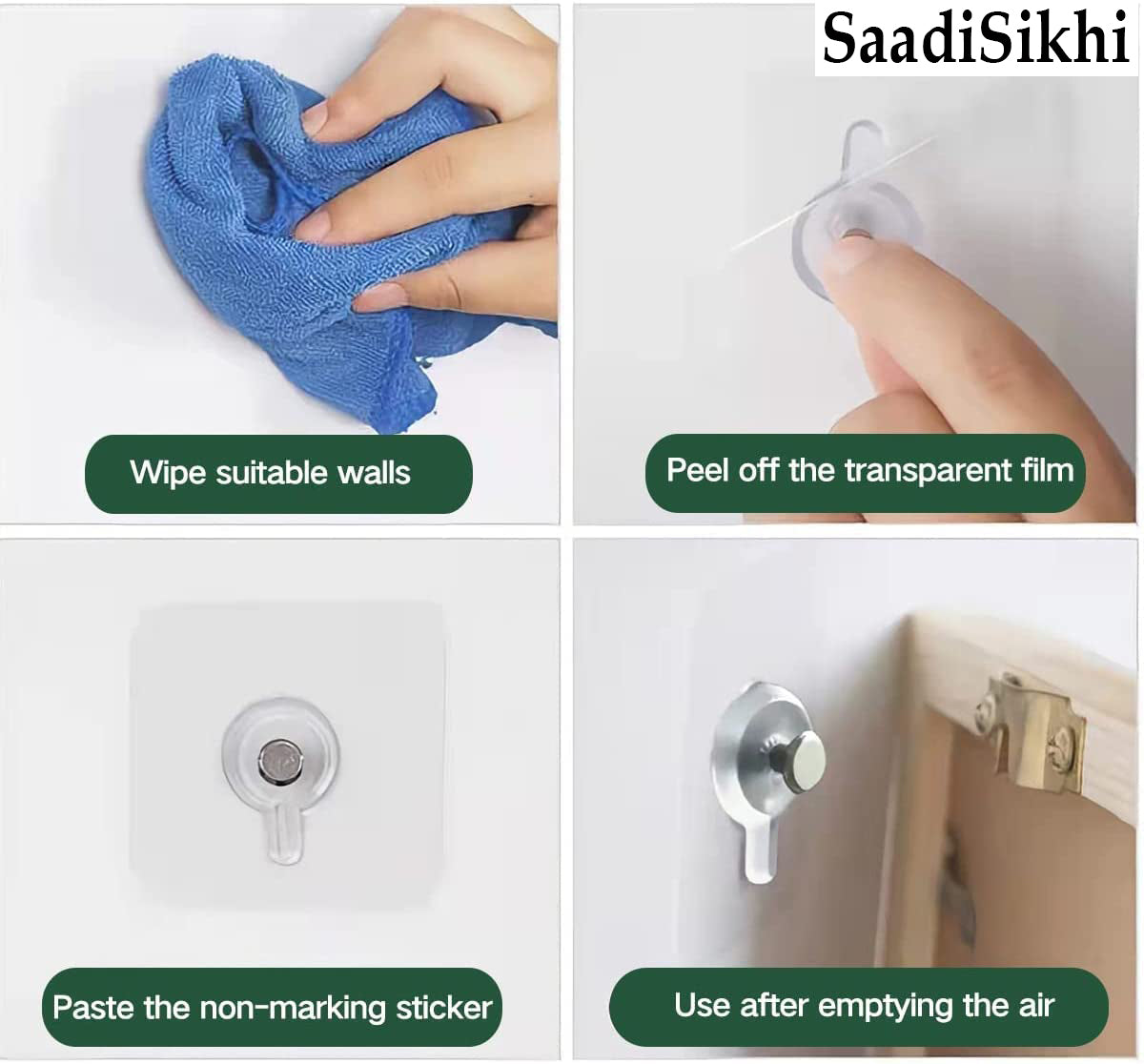 SaadiSikhi I Sikh Educational Wall Art "The Punjabi Gurmukhi Alphabet" Chart Frame Back To School Classroom Wall Decor Nursery Wall Art Kids Room Decor Premium Office Desk / Study Desk / Side Tables and Wall Art Frames with Self Adhesive Hooks