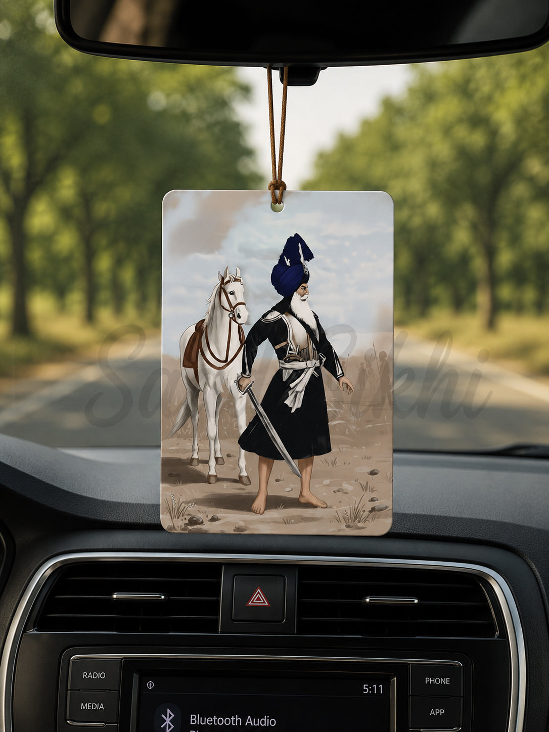 BABA DEEP SINGH JI - Car Hanging