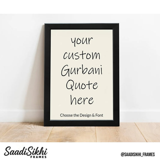 SAADISIKHI 💛ਆਪਣੀ ਰੂਹ ਨਾਲ ਜੁੜੀ ਗੁਰਬਾਣੀ ਲਾਈਨ ਹੁਣ ਬਣਾਓ ਇਕ ਖੂਬਸੂਰਤ ਯਾਦਗਾਰੀ ਫਰੇਮ 🌸🖼️ ਵੱਖ–ਵੱਖ ਫਰੇਮ ਸਾਈਜ਼ ਅਤੇ ਰੰਗਾਂ ਦੇ ਡਿਜ਼ਾਈਨ ਓਪਸ਼ਨ ਵੀ ਉਪਲਬਧ ਨੇ  ਆਪਣੀ ਪਸੰਦ ਮੁਤਾਬਕ ਚੁਣੋ ✨💛Custom Gurbani Art Frames I Wall Frame I with Self Adhesive Hook