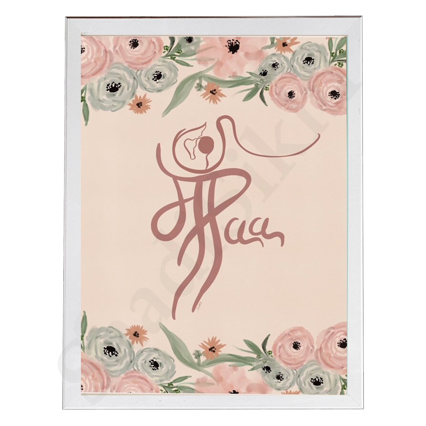 SaadiSikhi I "MAA" - Wall Decor Prints For Home , Housewarming Gifts, Sikh Quotes I Sikh Gift Ideas I Premium Office Desk / Study Desk / Side Tables and Wall Gurbani Art Wall Frames I with Self Adhesive Hook