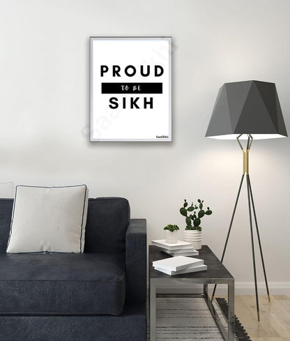 SaadiSikhi I SET OF 2 I SIKH or SIKHNI Punjabi Artwork Home Décor I Sikhi Bedroom Wall Art I Punjabi Gift I Housewarming I Punjabi gift I Wall Art Frame I with Self Adhesive Hook