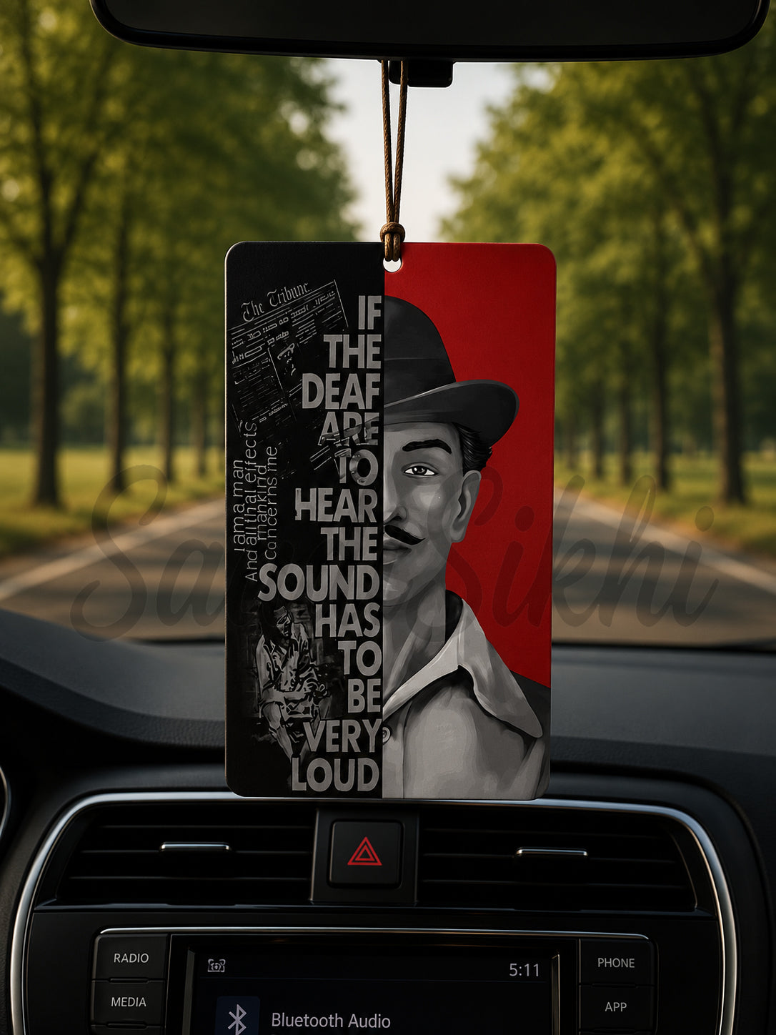 Shaheed Bhagat Singh - Car Hanging