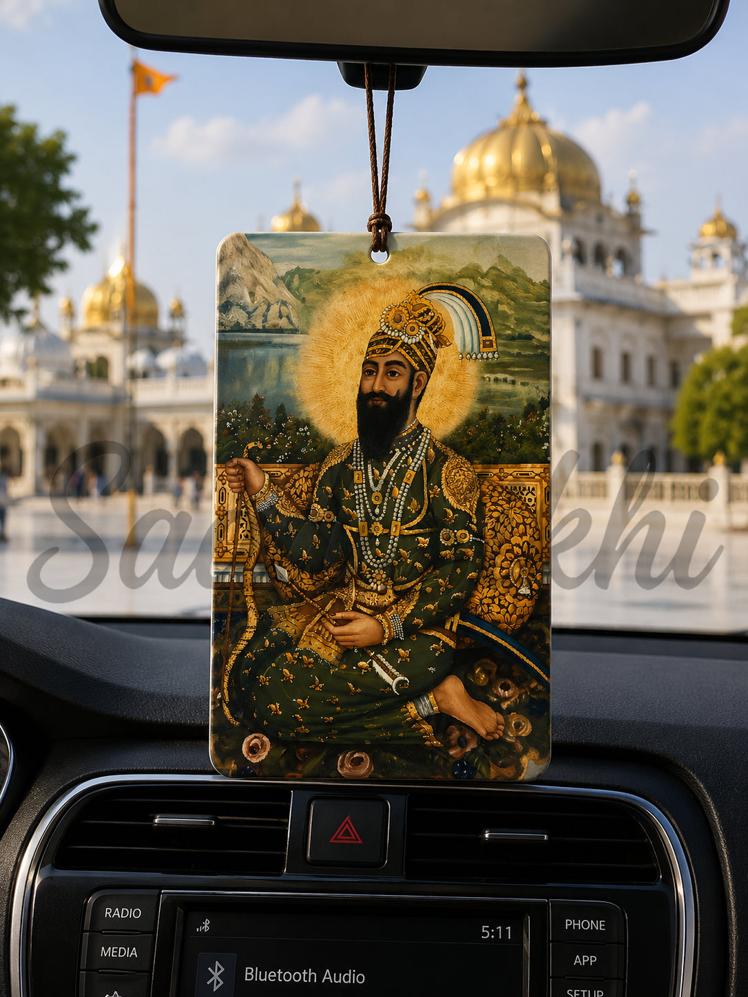 SAADISIKHI Beautifully crafted Guru Sahib Car Hangings