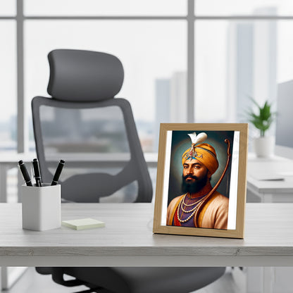 SaadiSikhi Guru Gobind Singh Maharaj ji Art Poster Print I Sikh God Art Frame Punjabi I Sikh Religious Home Wall Décor SikhismWall Art (SSP02)