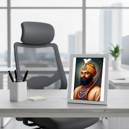 SaadiSikhi Guru Gobind Singh Maharaj ji Art Poster Print I Sikh God Art Frame Punjabi I Sikh Religious Home Wall Décor SikhismWall Art (SSP02)