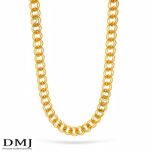 DMJ's Premium Nice Kadi Chain | 22 Kt Gold Plated