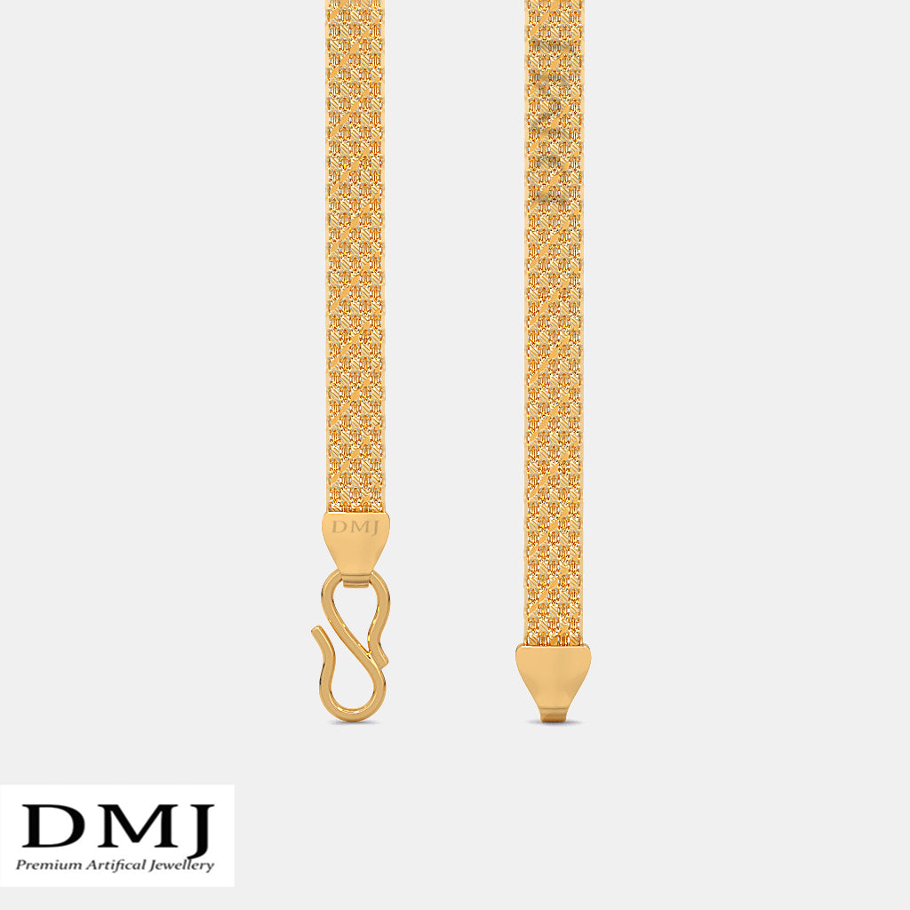 DMJ's Premium Road Chain | 22 Kt Gold Plated |