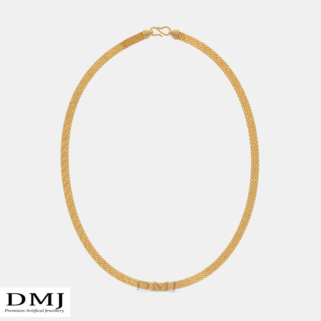DMJ's Premium Road Chain | 22 Kt Gold Plated |