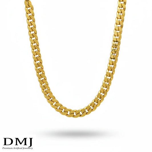 DMJ's Premium Cuban Chain Men | 22 Kt Gold Plated