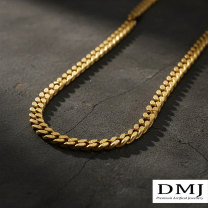 DMJ's Premium Cuban Chain Men | 22 Kt Gold Plated