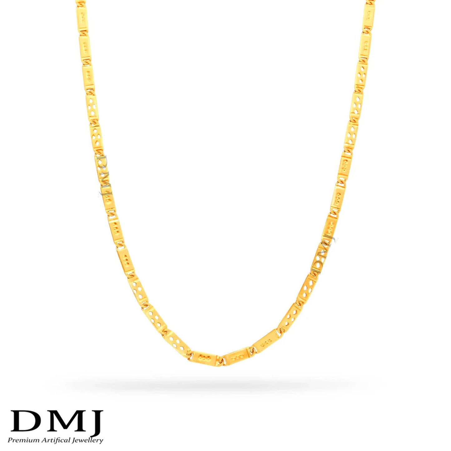 DMJ's Premium Men's Nawabi Chain | 22 Kt Gold Plated