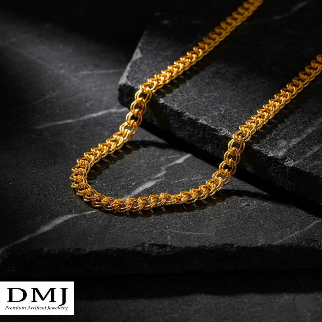 DMJ's Premium Nice Kadi Chain | 22 Kt Gold Plated