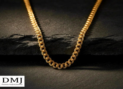 DMJ's Premium Nice Kadi Chain | 22 Kt Gold Plated